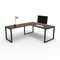 We'Re It Connect It L-Shaped Desk, 77 in D X 30 in H, 60 in W X Thermally Fused Laminate DI60304824L1BBF-BLK-WNB - alternate 8